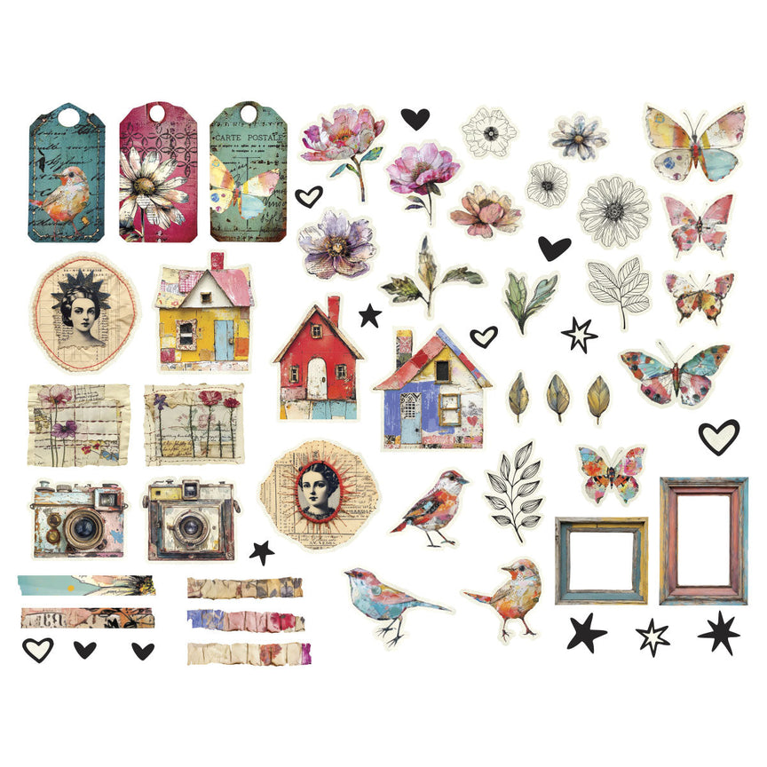 Висічки Beautifully Imperfect 110 шт Spellbinders