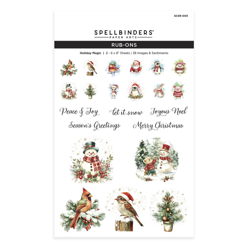 Натирки Holiday Magic Spellbinders